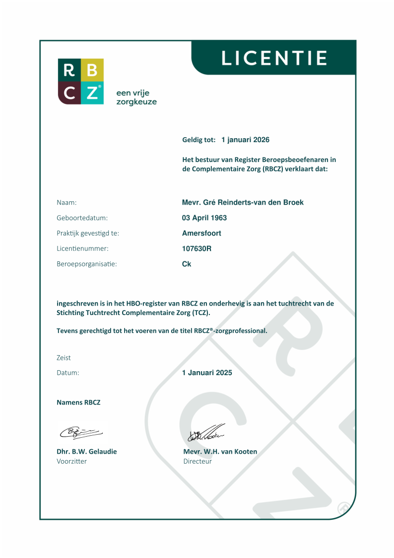 Licentie 2026